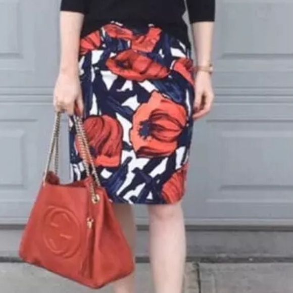 DONATED💥Anthropologie, Moulinette Seours “Foldover Poppy Fantastic Fields” Skirt - Picture 11 of 12
